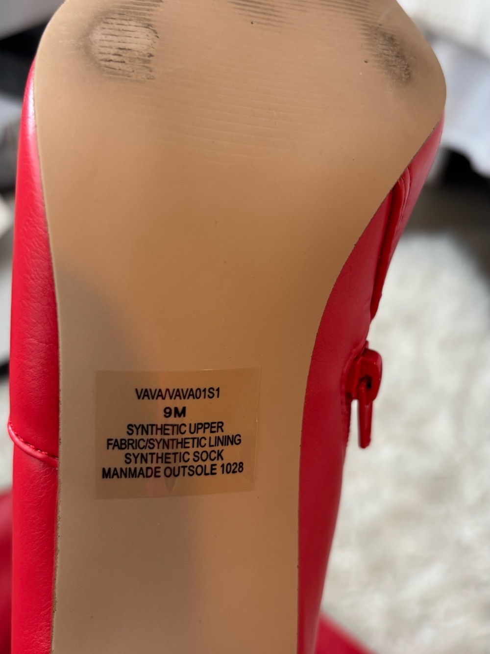 Steve Madden Red Over-the-Knee Stiletto Boots Size 9 – Worn Once - Picture 5 of 7
